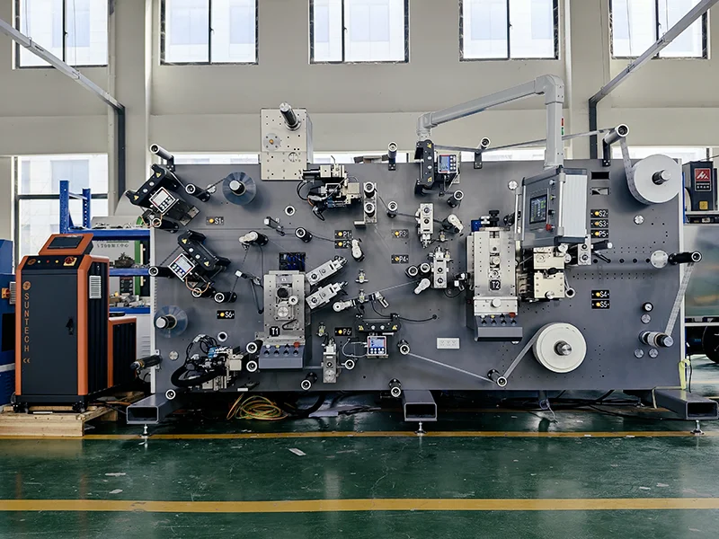 三层小型RFID标签复合机